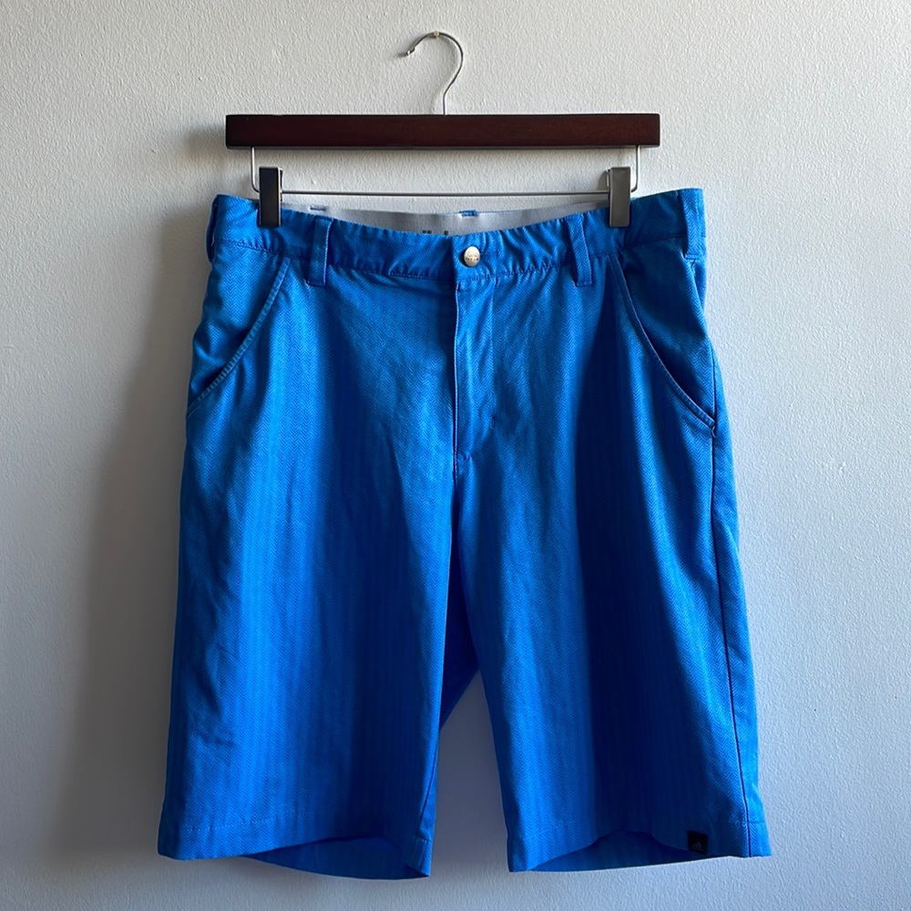 Blue Adidas Golf Shorts Size 32
